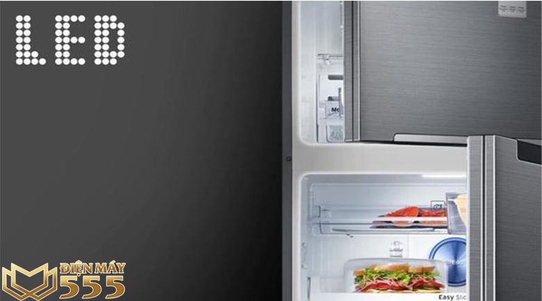 đèn led trên Tủ lạnh Samsung Inverter 302 Lít RT29K503JB1/SV
