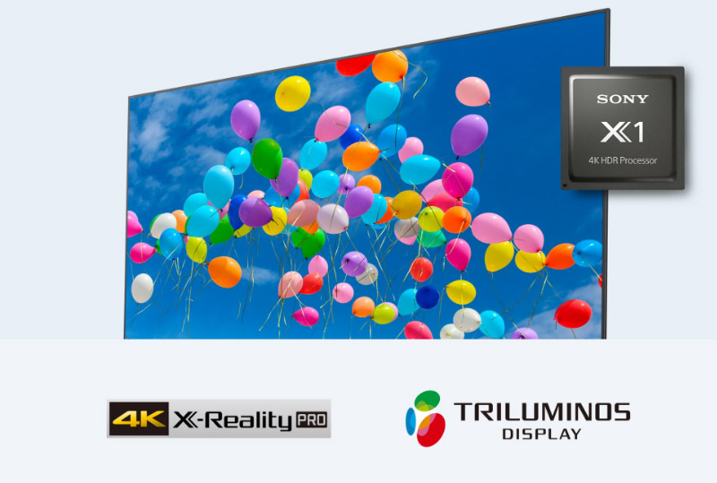 Android Tivi Sony 4K 43 inch KD-43X8000H - Chính Hãng