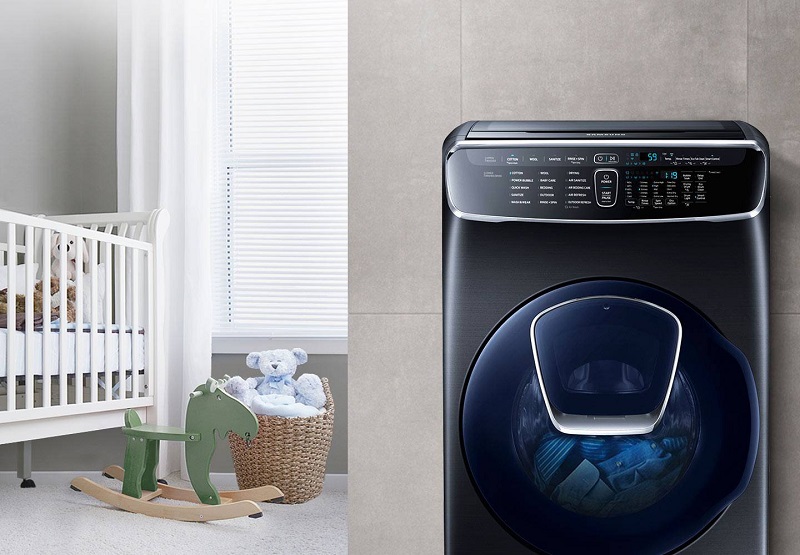 Máy giặt sấy Samsung 21 kg FlexWash WR24M9960KV/SV - Chính Hãng