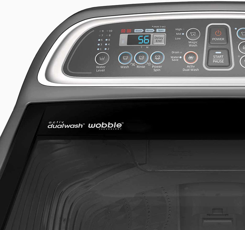 Máy giặt Samsung Inverter 10 kg WA10J5710SG/SV - Chính Hãng