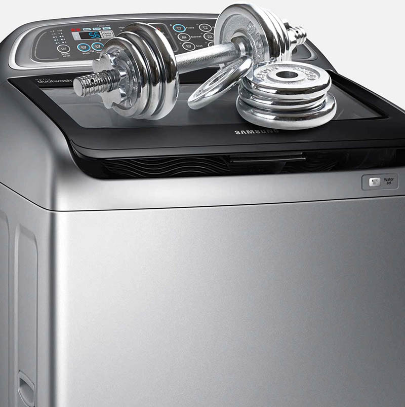 Máy giặt Samsung Inverter 9 kg WA90J5710SG/SV - Chính Hãng