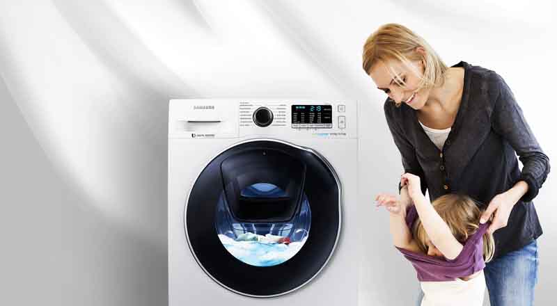 Máy giặt sấy Samsung AddWash Inverter 9.5 kg WD95K5410OX/SV