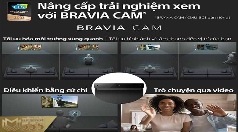 Google Tivi Mini LED Sony 4K 75 inch XR-75X95K - Model 2022