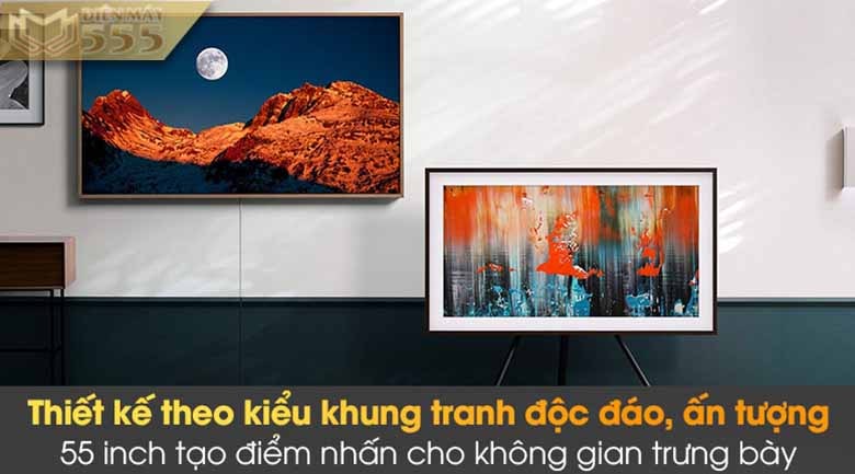 Smart Tivi The Frame QLED Samsung 4K 55 inch QA55LS03A - Model 2021