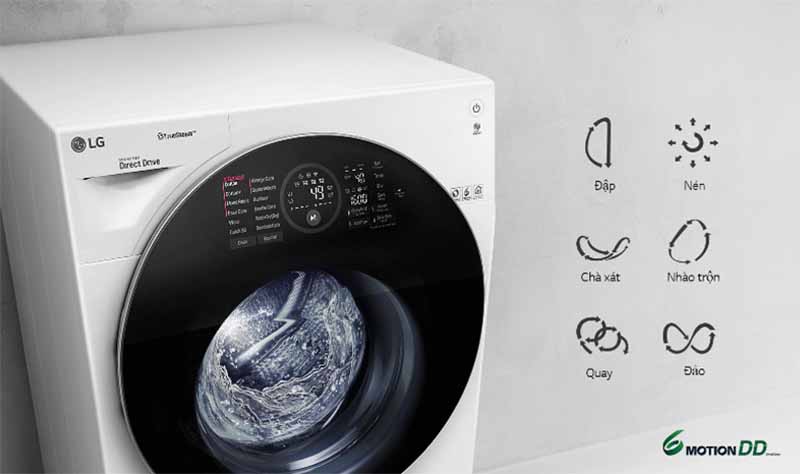 Máy giặt sấy LG Inverter 10.5 kg FG1405H3W1 - Chính Hãng