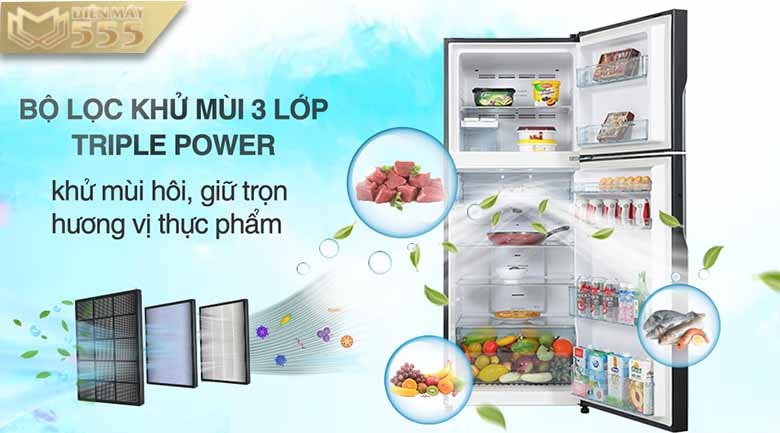 Tủ lạnh Hitachi Inverter 366 lít R-FVX480PGV9 GBK - Model 2019 