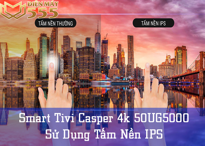 Smart Tivi Casper 50 inch 4K 50UG5000 Hệ Điều Hành Android - Chính hãng