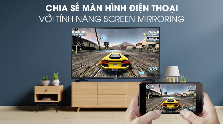 Chiếu màn hình điện thoại, máy tính bảng bằng Screen Mirroring