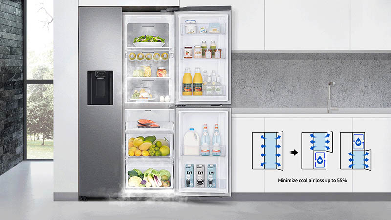Tủ lạnh Samsung Inverter 602 lít RS65R5691B4/SV - Chính Hãng