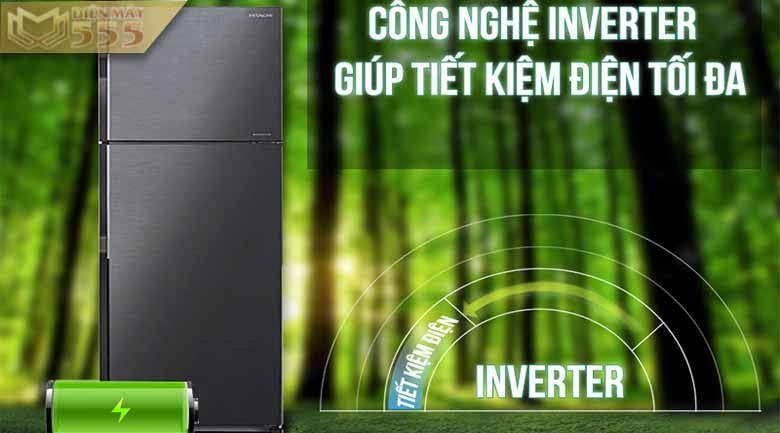 Tủ lạnh Hitachi Inverter 203 lít R-H200PGV7 BBK