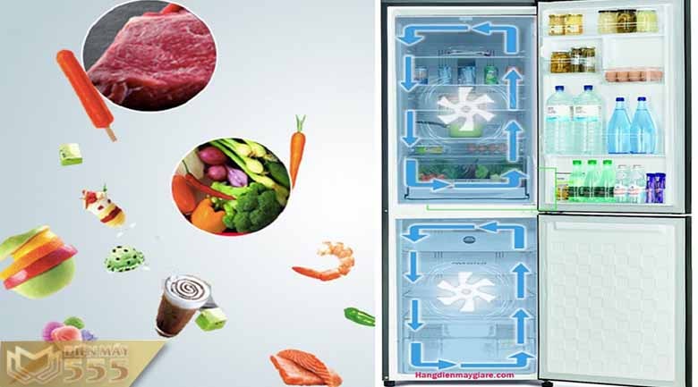 Tủ lạnh Hitachi Inverter 275 lít R-B330PGV8 BBK
