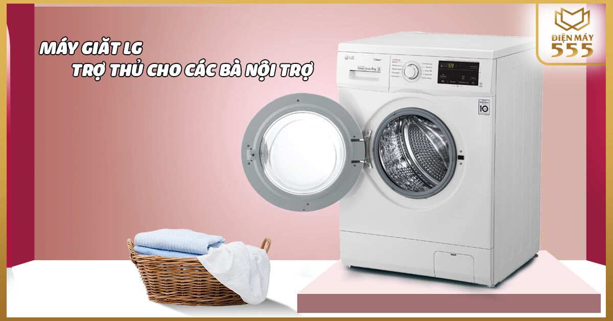 Máy giặt LG trợ thủ đắc lực cho các bà nội trợ