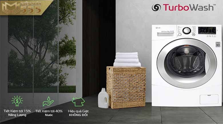 Công nghệ Turbowash được trang bị trên máy giặt LG là gì?
