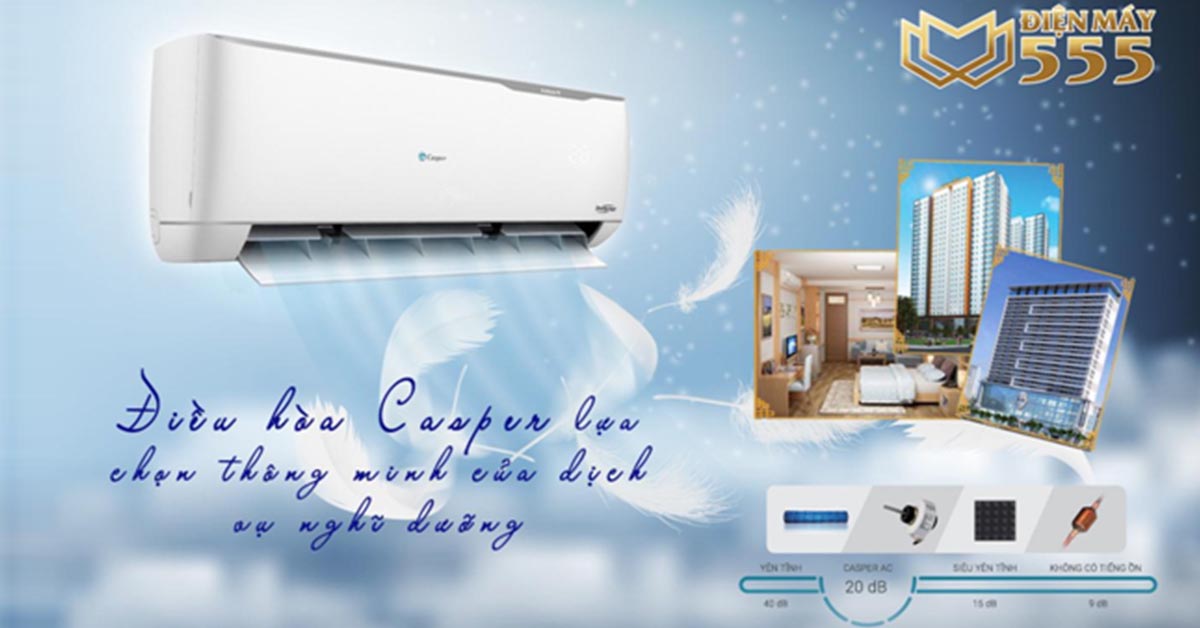 Điều hoà Casper lựa chọn thông minh của dịch vụ nghỉ dưỡng