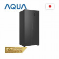 Tủ lạnh Aqua Inverter 480 lít AQR-S480XA(BL) - Side by Side