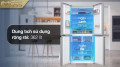 Tủ lạnh Sharp Inverter 362 lít SJ-FX420VG-CH - Model 2022