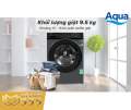 Máy giặt Aqua Inverter 9,5kg AQD-A952J BK - Lồng Ngang