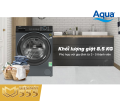 Máy giặt Aqua Inverter 8.5 kg AQD-A852J BK - Lồng Ngang