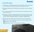 Máy Giặt Funiki Inverter 10.5 Kg HWM F8105ADG - Lồng Ngang