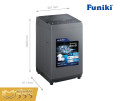 Máy giặt cửa trên Funiki Inverter HWM TDD8125ABG 12,5KG - Lồng Đứng