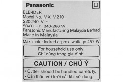 Máy Xay Sinh Tố Panasonic MX-M210SRA - Chính Hãng