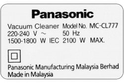 Máy Hút Bụi Panasonic MC-CL777HN49 2100W - Chính Hãng