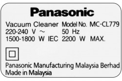 Máy Hút Bụi Panasonic MC-CL779RN49 2200W - Chính Hãng