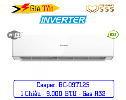 Điều Hòa Casper Wifi Inverter 1 Chiều GC-09TL25 1HP 9.000BTU - Chính Hãng