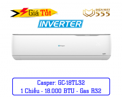 Điều hòa Casper Inverter 1 Chiều 18000BTU GC-18TL32 - Chính Hãng