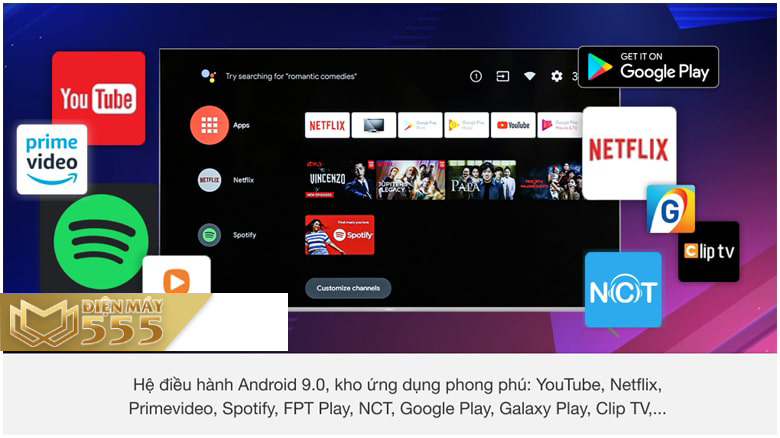 Android Tivi AQUA LE75AQTS5UG QLED 4K 75 inch