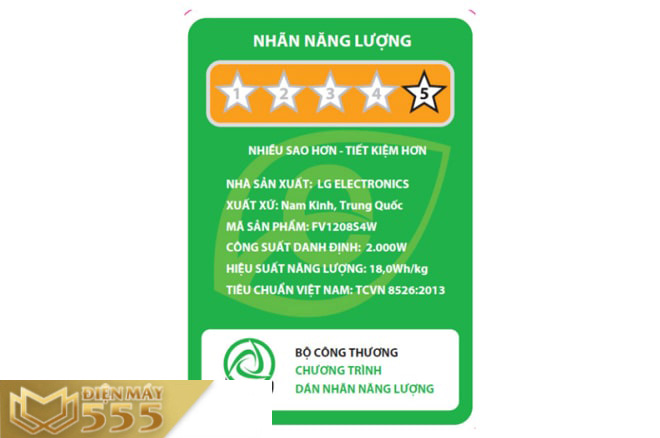 Máy giặt LG Inverter 8.5 kg FV1208S4W