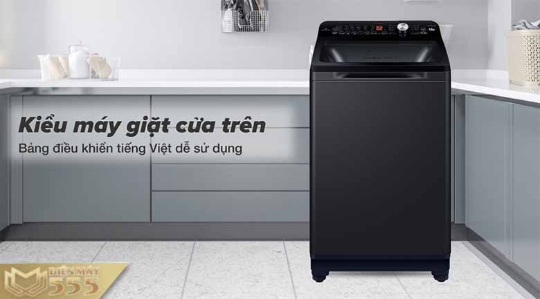 Máy giặt Aqua 10 kg AQW-DR101GT BK