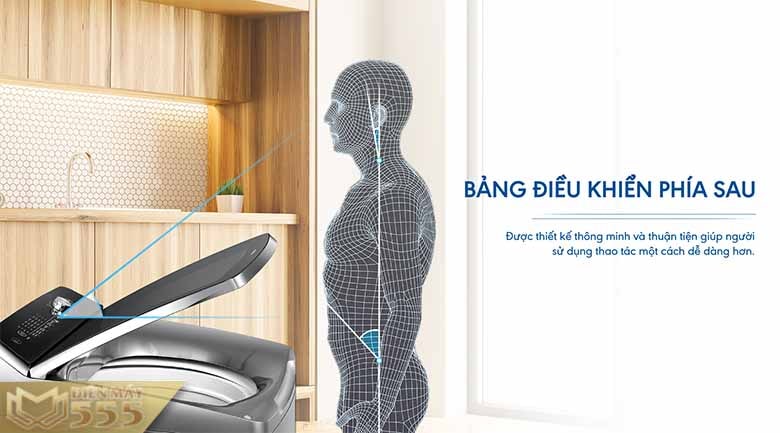 Máy giặt Aqua 8.8 KG AQW-FR88GT BK