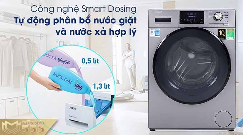 Máy giặt Aqua Inverter 9.5 kg AQD-DD950E S