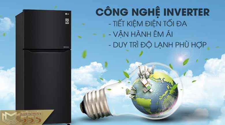 Tủ lạnh LG Inverter 187 lít GN-L205WB
