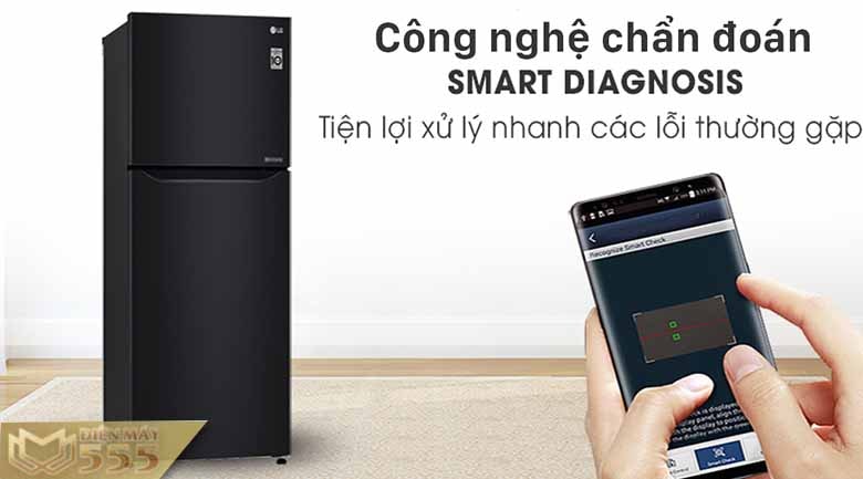 Tủ lạnh LG Inverter 187 lít GN-L205WB