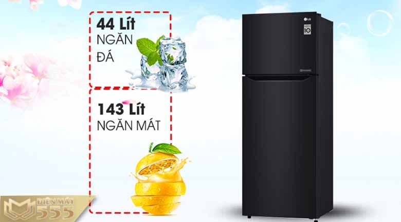 Tủ lạnh LG Inverter 187 lít GN-L205WB