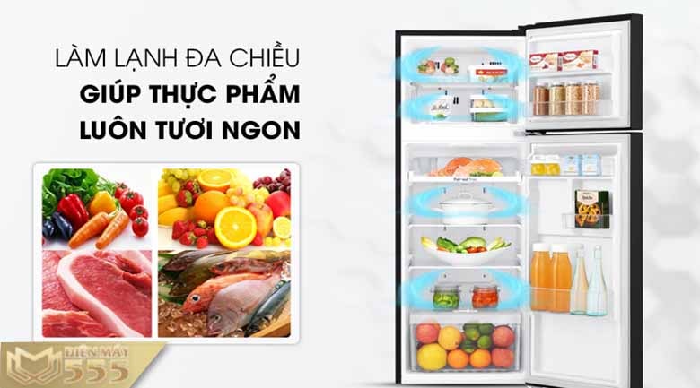Tủ lạnh LG Inverter 187 lít GN-L205WB