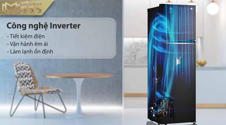 Tủ lạnh LG Inverter 264 lít GV-D262BL