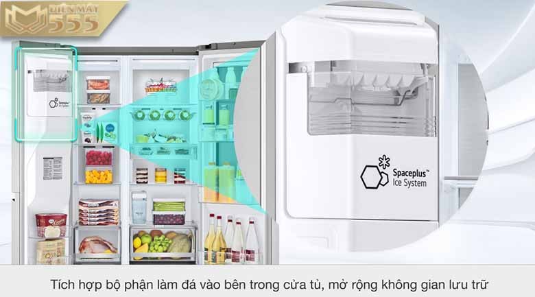 Tủ lạnh LG Inverter 635 lít GR-X257JS