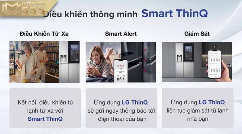 Tủ lạnh LG Inverter 635 lít GR-X257JS