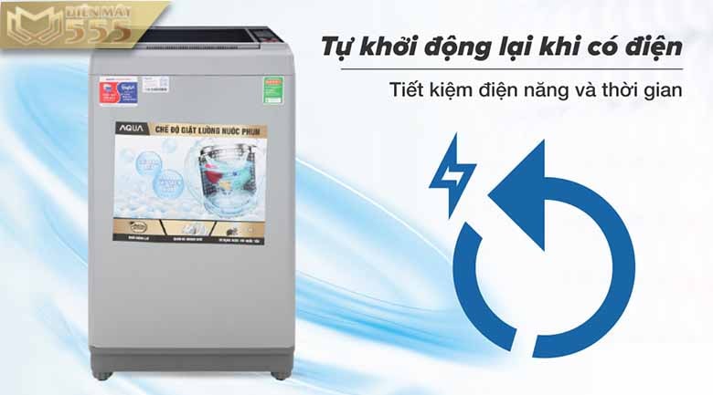 Máy giặt Aqua 9 Kg AQW-S90CT H2 - Lồng đứng