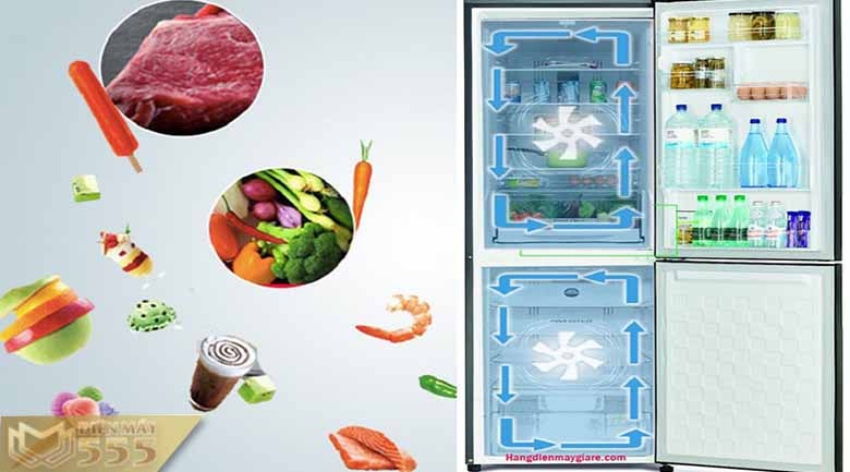 Tủ lạnh Hitachi Inverter 275 lít R-B330PGV8 BBK
