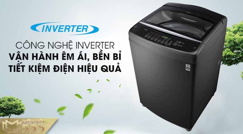 Máy giặt LG Inverter 11.5 kg T2351VSAB - Lồng đứng