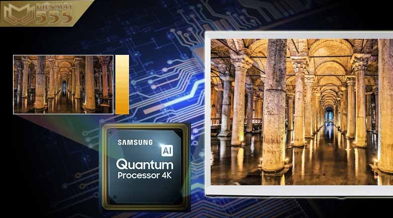 Smart Tivi QLED Samsung 4K 55 inch QA55LS01T - The Serif Samsung