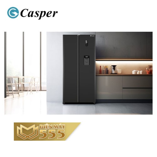 Tủ lạnh Casper Inverter 458 lít RS-460PBW - Side by side