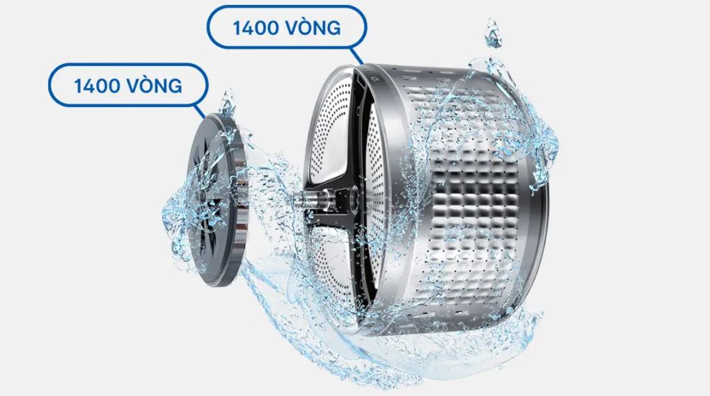 Máy giặt Aqua Inverter 10 kg AW10-B4959U1K(B) - Lồng Ngang 