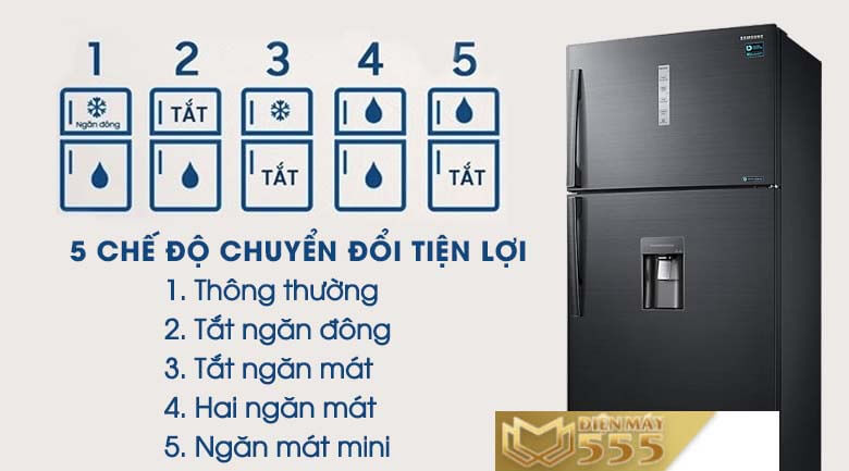 Tủ lạnh Samsung Inverter 586 lít RT58K7100BS/SV - Chính Hãng