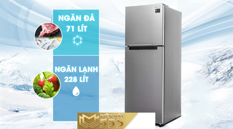 Tủ lạnh Samsung Inverter 299 lít RT29K5012S8/SV - Chính Hãng