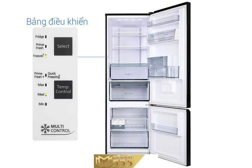 Tủ lạnh Panasonic Inverter 326 lít NR-BL351WKVN
